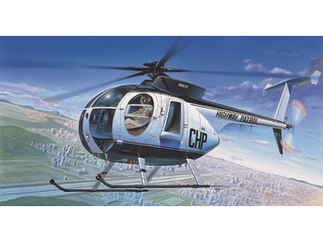 Academy Hughes 500D Police Helicopter (1:48) Academy Hughes 500D Police Helicopter (1:48) / AC-12249
