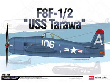 Academy Grumman F8F-1/2 USS Tarawa (1:48) / AC-12313