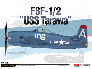 Academy Grumman F8F-1/2 USS Tarawa (1:48) Academy Grumman F8F-1/2 USS Tarawa (1:48) / AC-12313