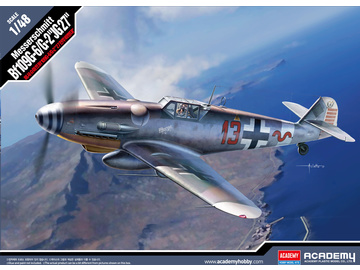 Academy Messerschmitt Bf109G-6/G-2 JG 27 (1:48) Academy Messerschmitt Bf109G-6/G-2 JG 27 (1:48) / AC-12321