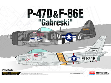Academy P-47D a F-86E Gabreski (1:72) Academy P-47D a F-86E Gabreski (1:72) / AC-12530