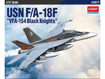 Academy Boeing F/A-18F USN VFA-154 Black Knight (1:72) / AC-12577