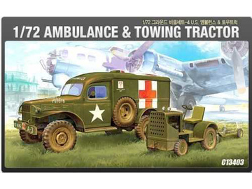 Academy US Ambulance with Tractor (1:72) / AC-13403