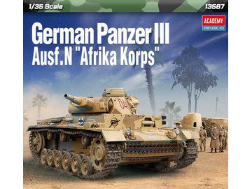 Academy Panzer III Ausf.N. Afrika Korps (1:35) Academy Panzer III Ausf.N. Afrika Korps (1:35) / AC-13567