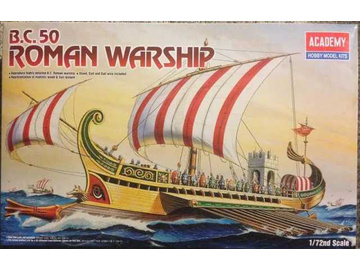 Academy Roman Warship Circa B.C 50 (1:72) Academy Roman Warship Circa B.C 50 (1:72) / AC-14207