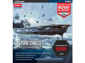 Academy USS Yorktown CV-5 Battle of Midway (1:700) / AC-14229