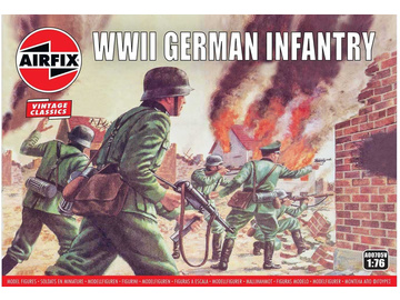 Airfix figures - WWII German Infantry (1:76) (Vintage) Airfix figures - WWII German Infantry (1:76) (Vintage) / AF-A00705V