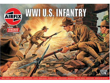 Airfix figurky - WW1 U.S Infantry (1:76) (Vintage) / AF-A00729V
