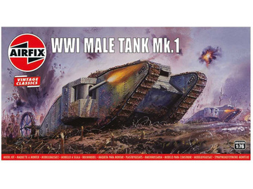 Airfix WWI Male Tank Mk.I (1:76) (Vintage) Airfix WWI Male Tank Mk.I (1:76) (Vintage) / AF-A01315V
