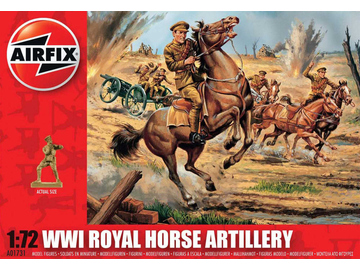 Airfix figurky - WWI Royal Horse Artillery (1:72) / AF-A01731