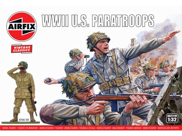 Airfix figurky - WWII U.S. Paratroops (1:32) (Vintage) / AF-A02711V