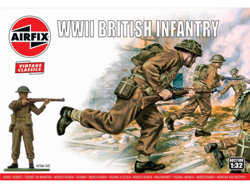 Airfix figures - WWII British Infantry (1:32) (Vintage) / AF-A02718V