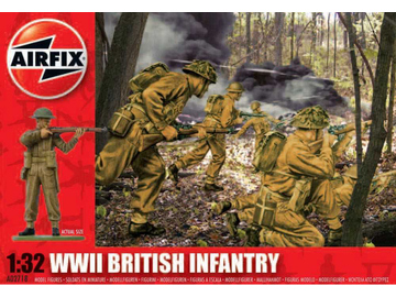 Airfix figurky - WWII brtiská pěchota (1:32) / AF-A02718