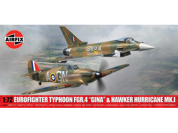 Airfix Eurofighter Typhoon FGR.4 (GINA), Hawker Hurricane Mk.I (1:72) (Twin Pack) Airfix Eurofighter Typhoon FGR.4 (GINA), Hawker Hurricane Mk.I (1:72) (Twin Pack) / AF-A40002