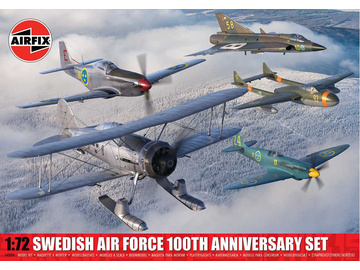 Airfix Swedish Air Force 100th Anniversary Set (1:72) (Multi Pack) Airfix Swedish Air Force 100th Anniversary Set (1:72) (Multi Pack) / AF-A40004