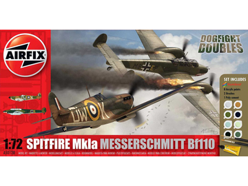 Airfix Messerschmitt Bf-110C-2, Supermarine Spitfire MkIa (1:72) / AF-A50128