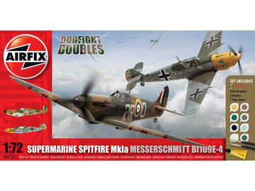 Airfix Supermarine Spitfire Mk1a, Messerschmitt BF109E-4 (1:72) / AF-A50135