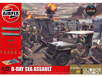Airfix D-Day Sea Assault 75. výročí (1:72) (Giftset) / AF-A50156A