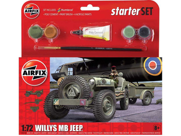 Airfix Willys MB Jeep (1:72) (sada) / AF-A55117