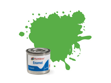 Humbrol emailová barva #37 zářivá zelená matná 14ml / AF-AA0037