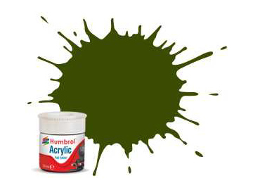 Humbrol akrylová barva #RC410 Maunsell zelená matná 14ml / AF-AB2410