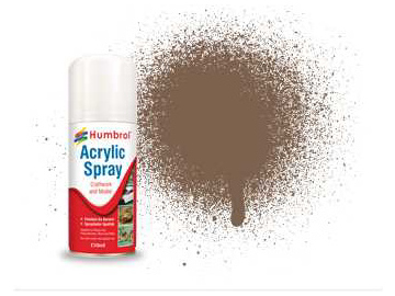 Humbrol Acrylic Spray #29 Dark Earth Matt 150ml / AF-AD6029