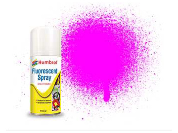 Humbrol barva ve spreji #202 růžová fluorescentní 150ml / AF-AD6202