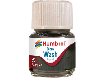 Humbrol barva Enamel AV0201 Wash černá 28ml / AF-AV0201