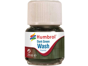 Humbrol barva Enamel AV0203 Wash tmavě zelená 28ml / AF-AV0203