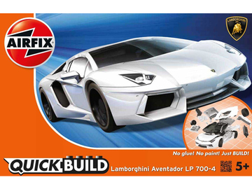 Airfix Quick Build Lamborghini Aventador - bílá / AF-J6019