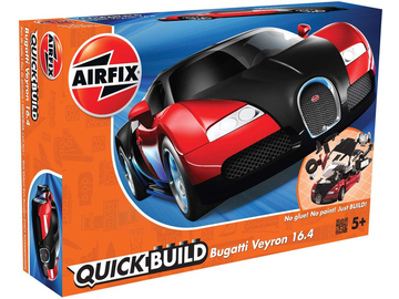 Airfix Quick Build Bugatti Veyron - červená / AF-J6020