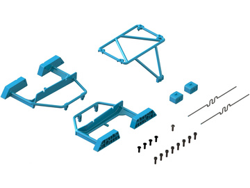 Arrma Desert Truck Body Roll Cage Set, Blue: Grom Arrma Desert Truck Body Roll Cage Set, Blue: Grom / ARA-1569