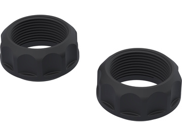 Arrma Threaded Shock Collar, Black (2) / ARA-2643