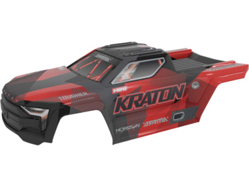 Arrma karosérie černá/červená: Mini Kraton Arrma karosérie černá/červená: Mini Kraton / ARA-2652