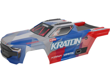 Arrma karosérie červená/modrá: Mini Kraton Arrma karosérie červená/modrá: Mini Kraton / ARA-2653