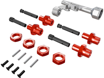 Arrma konverzní sada Hex 17mm na závitové nápravy Offset +10mm / ARA-3150