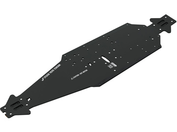 Arrma Aluminum Chassis CNC 7075 T6 XLWB, Black (1pc) / ARA-3404