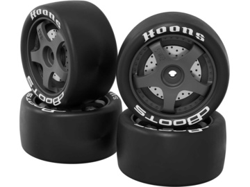 Arrma kolo s pneu dBoots Hoons 28/055 1.65, bílé, 5paprskové, Hex 12mm (4) / ARA-3597