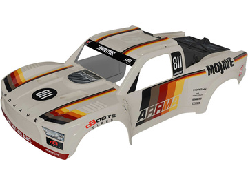 Arrma MOJAVE 6S BLX Painted, Decaled, Trimmed Body, White / ARA-4303