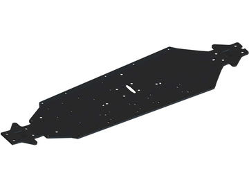 Arrma šasi hliníkové XLWB, černé / ARA320542
