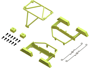 Arrma ochranná klec Desert Truck žlutá: Grom / ARA320819