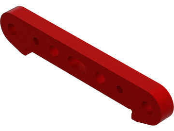 Arrma Aluminum Rear Suspension Mount (Red) / ARA330557