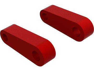 Arrma Aluminum Fr Suspension Mounts (Red) (2) / ARA330594