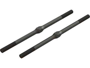 Arrma Steel Turnbuckle, M4 x 95mm Black (2) Arrma Steel Turnbuckle, M4 x 95mm Black (2) / ARA330717