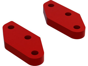 Arrma deska řízení A, hliník, červená (2) / ARA340158