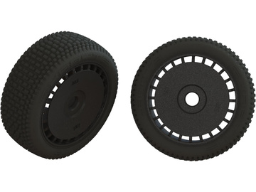 Arrma kolo s pneu dBoots Exabyte černé (2) / ARA550098