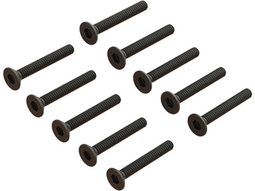 Arrma šroub imbus M1.6x12mm FH (10) / ARA702018