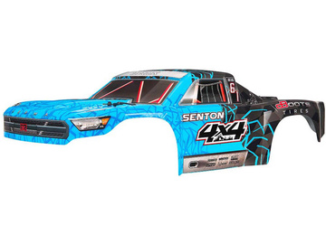 Arrma Body Pntd Decal Trim Blue Senton 4x4 Mega / ARAC3333