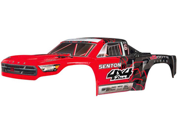 Arrma Body Painted Decal Trim Red Senton Arrma Body Painted Decal Trim Red Senton / ARAC3334