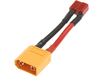 Arrma XT90 to T-Plug Charging Adapter Lead Nero / ARAC9424